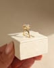 18k Yellow Gold | 10x8mm Elongated Cushion Moissanite