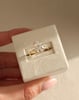 18k Yellow Gold | 10x8mm Elongated Cushion Moissanite