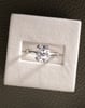 Platinum | 9x7.5mm Elongated Cushion Moissanite