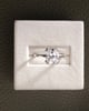 Platinum | 9x7.5mm Elongated Cushion Moissanite
