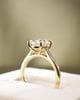 18k Yellow Gold | 2.8ct - E - VS1 Oval Lab Diamond