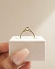 18k Yellow Gold | 7.5x5.5mm Emerald Moissanite