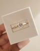 18k Yellow Gold | 7.5x5.5mm Emerald Moissanite
