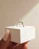 Platinum | 7mm Round Moissanite
