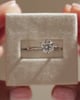 Platinum | 7mm Round Moissanite