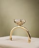 18k Yellow Gold | 2.1ct - E - VVS2 Oval Lab Diamond | Lab Diamond side stones
