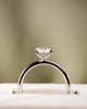 Platinum | 1.56ct - E - VVS1 Oval Lab Diamond | Lab Diamond side stones
