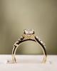 18k Yellow Gold | 1.6ct - E - VVS1 Oval Lab Diamond | Lab Diamond side stones