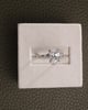 Platinum | 1.59ct - D - VS1 Oval Lab Diamond | Lab Diamond side stones