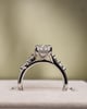 Platinum | 2.4ct - D - VS1 Oval Lab Diamond | Lab Diamond side stones