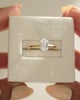 18k Yellow Gold / Platinum | 1.07ct - F - VS1 Emerald Lab Diamond | Lab Diamond side stones