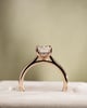 18k Rose Gold | 2.08ct - E - VVS2 Emerald Lab Diamond | Lab Diamond side stones