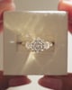 18k Yellow Gold | 8.5mm Round Moissanite | Moissanite side stones