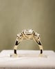 18k Yellow Gold | 2.42ct - F - VS1 Round Lab Diamond | Lab Diamond side stones