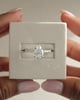 Platinum | 1.81ct - E - VVS2 Pear Lab Diamond | Lab Diamond side stones