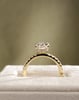 18k Yellow Gold | 1.51ct - E - VVS2 Pear Lab Diamond | Lab Diamond side stones