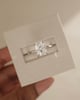 Platinum | Low Set | 9x7mm Radiant Moissanite