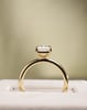 18k Yellow Gold | High Set | 2.03ct - D - VVS2 Radiant Lab Diamond