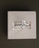 Platinum | 2.58ct - F - VS1 Oval Lab Diamond | Lab Diamond side stones