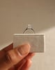 Platinum | 9x6.5mm Oval Moissanite | Lab Diamond side stones