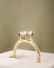 18k Yellow Gold | 2.03ct - D - VVS2 Oval Lab Diamond | Lab Diamond side stones