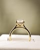 18k Yellow Gold | 2.63ct - E - VVS2 Oval Lab Diamond | Lab Diamond side stones