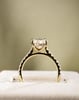 18k Yellow Gold | 2.46ct - E - VS1 Oval Lab Diamond | Lab Diamond side stones