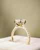 18k Yellow Gold | 2.46ct - E - VS1 Oval Lab Diamond | Lab Diamond side stones
