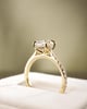 18k Yellow Gold | 2.07ct - D - VVS2 Oval Lab Diamond | Lab Diamond side stones