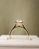 18k Yellow Gold | 3.68ct - F - VVS2 Oval Lab Diamond | Lab Diamond side stones