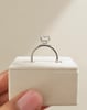 Platinum | High Set | 2.87ct - F - VS1 Emerald Lab Diamond | Lab Diamond side stones