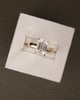 18k Yellow Gold | High Set  | 3.65ct - D - VVS2 Emerald Lab Diamond | Lab Diamond side stones