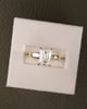 18k Yellow Gold | High Set | 3.58ct - D - VS1 Emerald Lab Diamond | Lab Diamond side stones