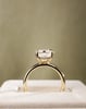 18k Yellow Gold | High Set | 3.58ct - D - VS1 Emerald Lab Diamond | Lab Diamond side stones