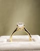 18k Yellow Gold | 2.74ct - E - VVS2 Elongated Cushion Lab Diamond