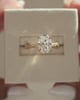 18k Yellow Gold | 10x7mm Oval Moissanite | Lab Diamond side stones