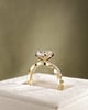 18k Yellow Gold | 1.54ct - E - VVS2 Oval Lab Diamond | Lab Diamond side stones