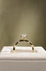 18k Yellow Gold | 1.54ct - E - VVS2 Oval Lab Diamond | Lab Diamond side stones