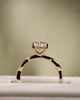 18k Yellow Gold | 2.15ct - E - VVS2 Oval Lab Diamond | Lab Diamond side stones