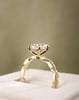 18k Yellow Gold | 1.88ct - E - VS1 Oval Lab Diamond | Lab Diamond side stones