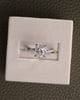 Platinum | 1.79ct - D - VVS2 Oval Lab Diamond | Lab Diamond side stones