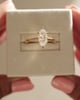 18k Yellow Gold | 11x5.5mm Marquise Moissanite