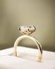 18k Yellow Gold | High Set | 2.16ct - E - VS1 Elongated Cushion Lab Diamond