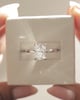 Platinum | High Set | 2.07ct - F - VVS2 Elongated Cushion Lab Diamond