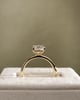 18k Yellow Gold | High Set | 2.05ct - F - VVS2 Elongated Cushion Lab Diamond