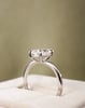 Platinum | Low Set | 2.05ct - F - VVS2 Elongated Cushion Lab Diamond