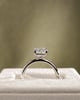 Platinum | High Set | 2.05ct - F - VVS2 Elongated Cushion Lab Diamond