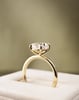 18k Yellow Gold | High Set | 2.52ct - D - VVS1 Elongated Cushion Lab Diamond