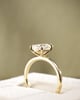 18k Yellow Gold | High Set | 1.83ct - F - VVS2 Elongated Cushion Lab Diamond