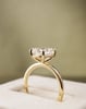 18k Yellow Gold | High Set | 2.96ct - D - VVS2 Elongated Cushion Lab Diamond